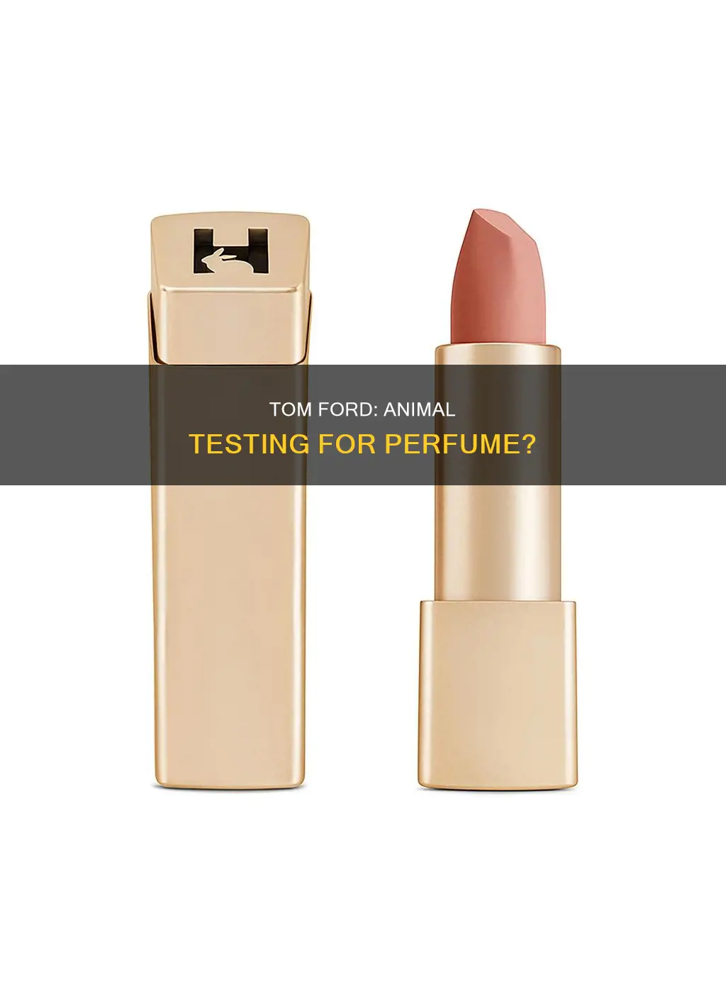 does tom ford perfume test on animals
