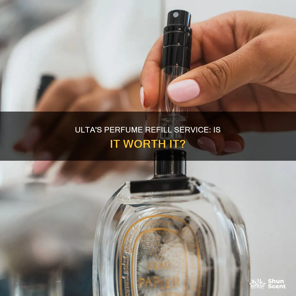 does ulta refill perfume bottles