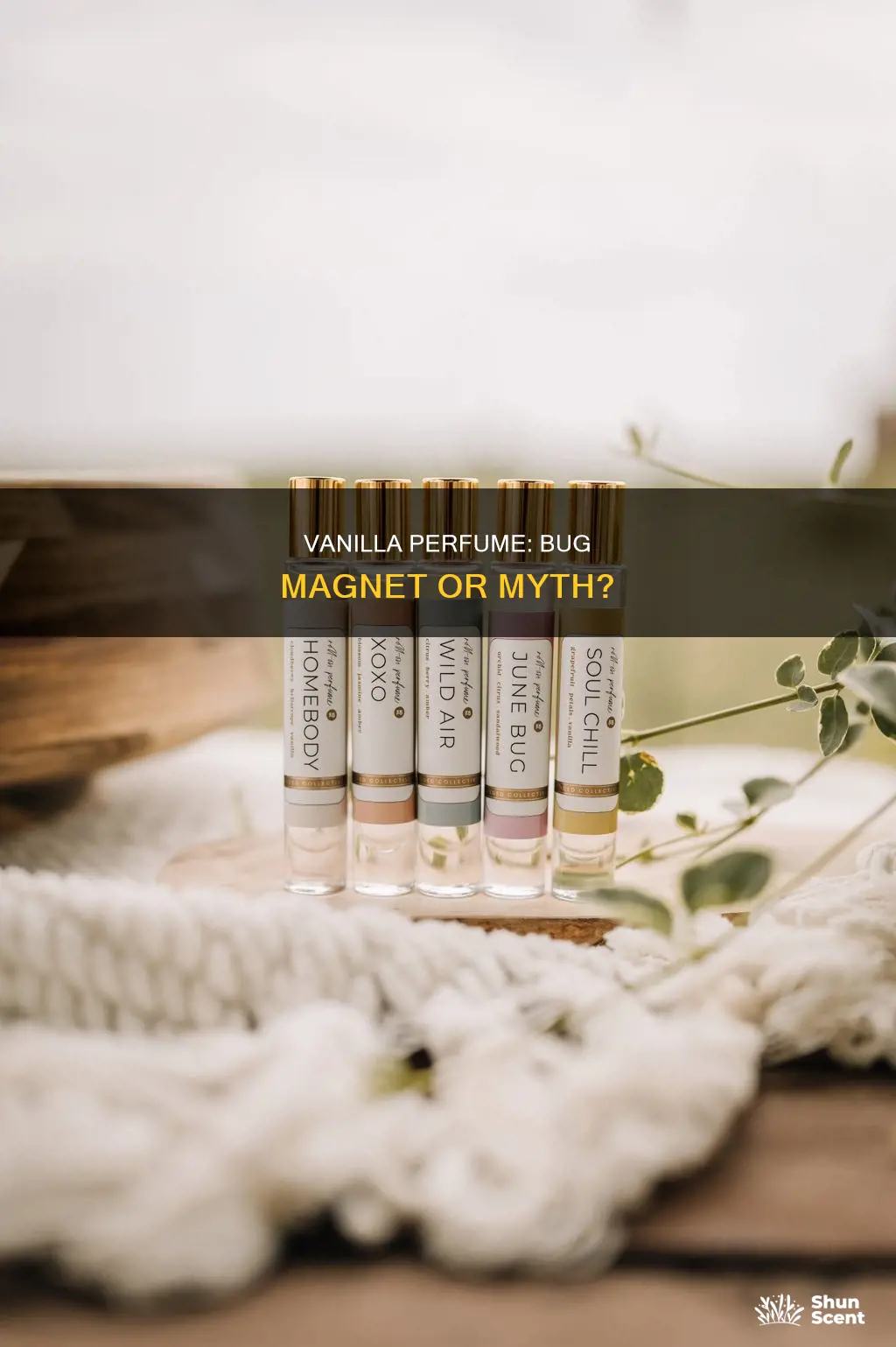 does vanilla perfume attract bugs