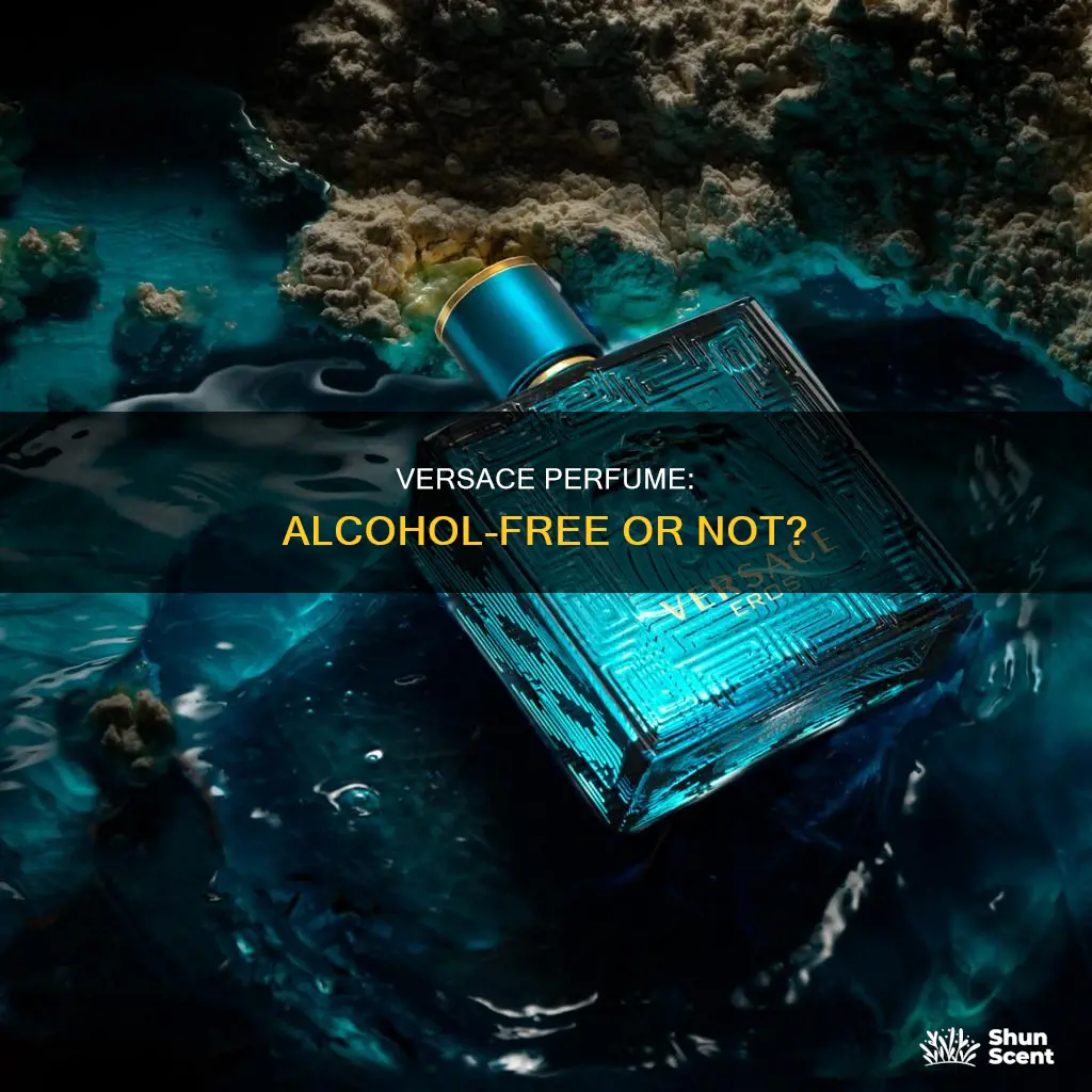 does versace perfume contain alcohol