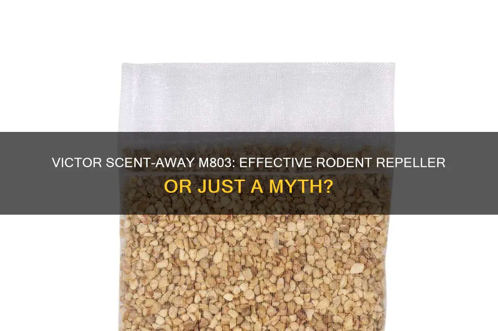 does victor scent-away rodent repeller drops m803 work