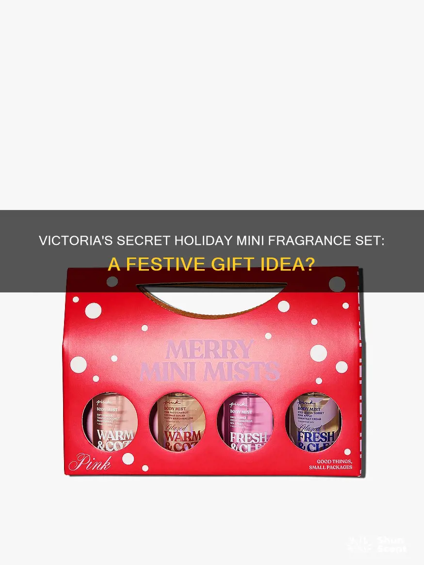 does victoria secret have holiday mini fragrance set