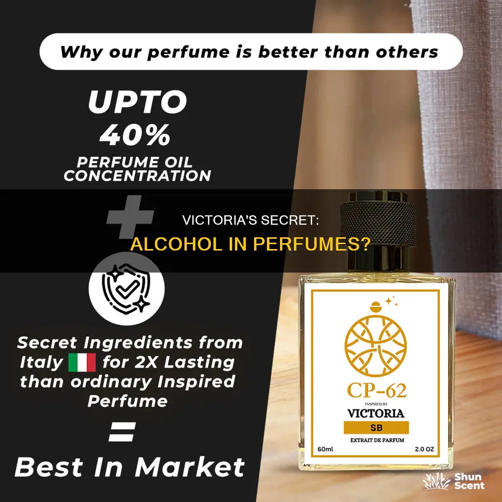 does victoria secret perfume contain alcohol