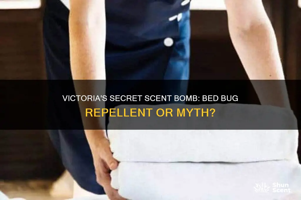 does victoria secret scent bomb help keep bed bugs away