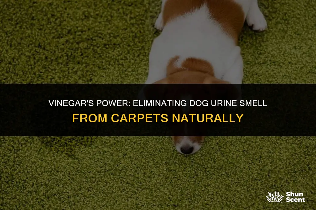 does vinegar remove dog urine smell from carpet