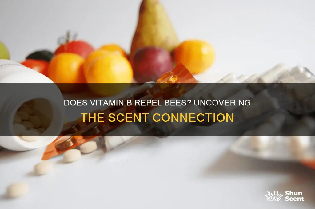does vitamin b give off scent that bees don