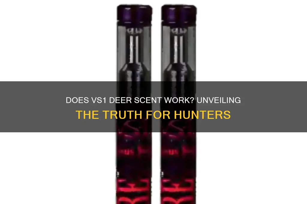 does vs1 deer scent work