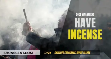Incense at Walgreens: What's Available and What's Not