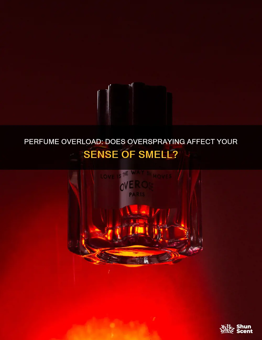 does wear a lot of perfume affect smell
