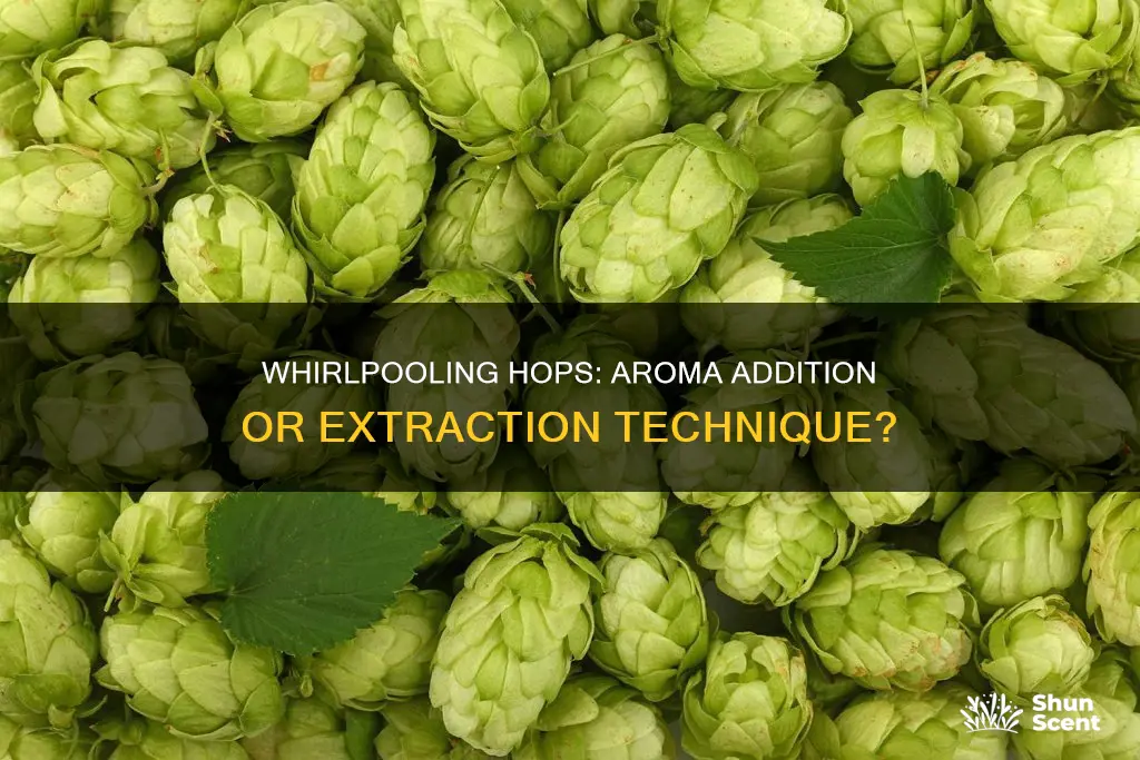 does whirlpooling hops add aroma