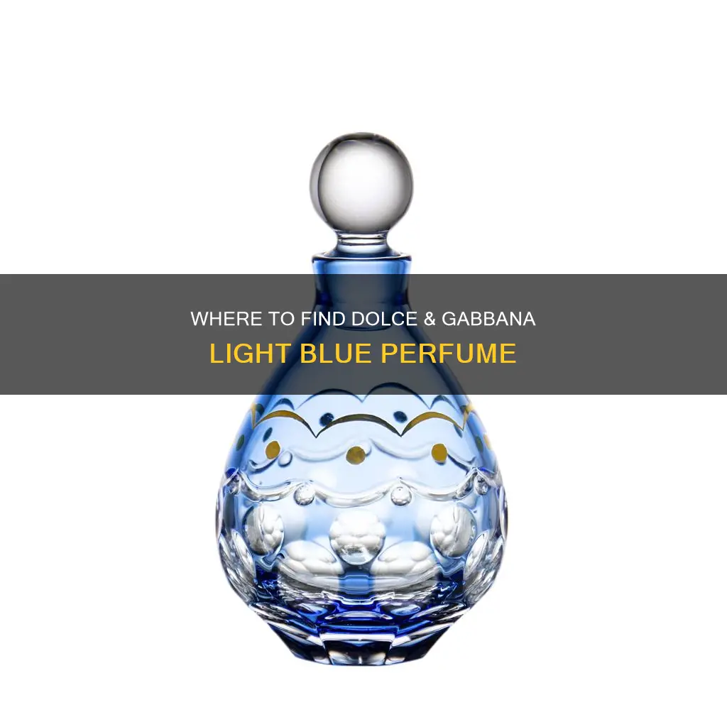 does wslgreens carry dolce and gabbana light blue perfume