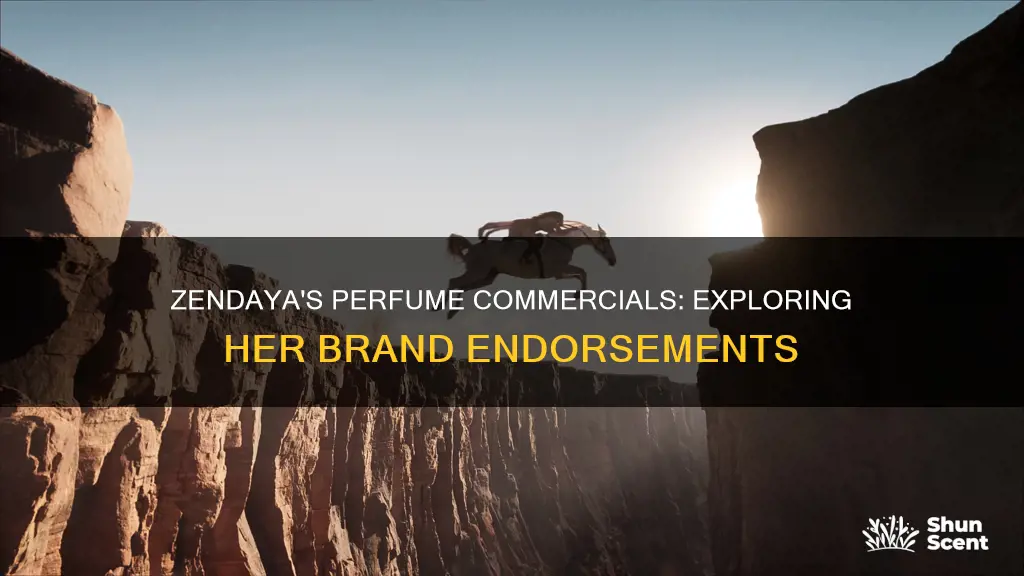 does zendaya do perfume commercials