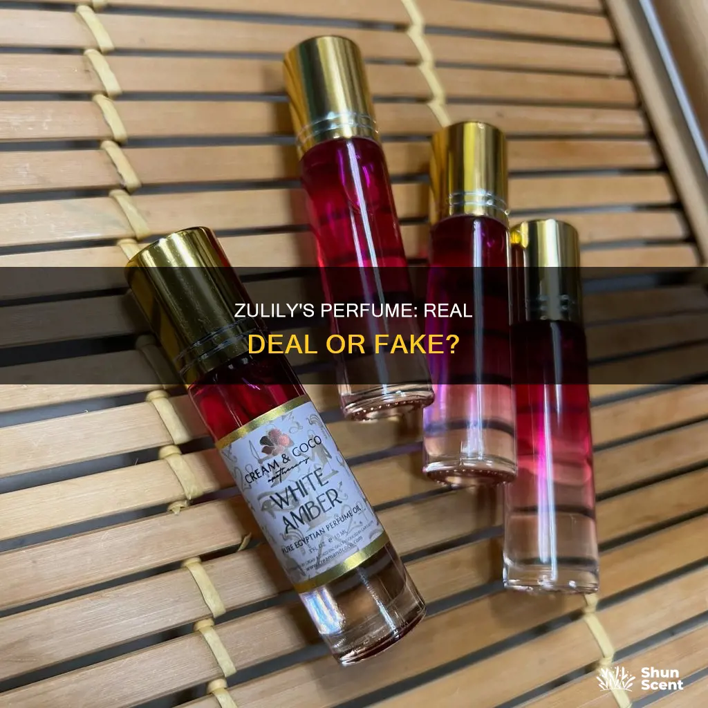 does zulily sell authentic perfume
