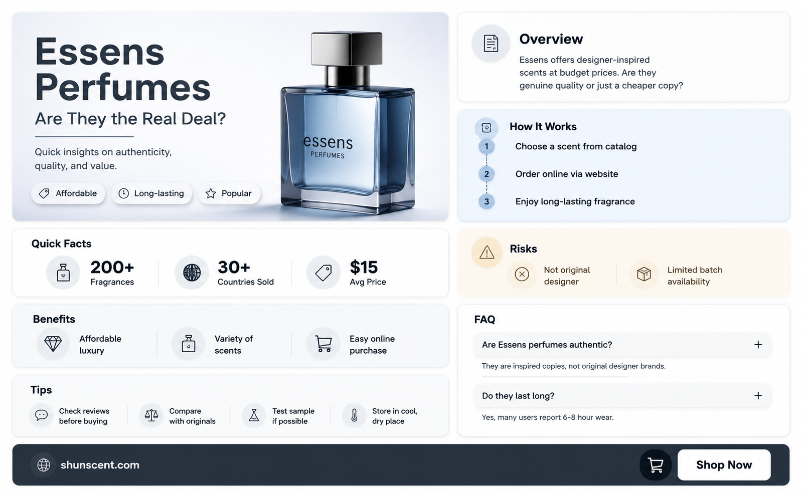 are essens perfumes real