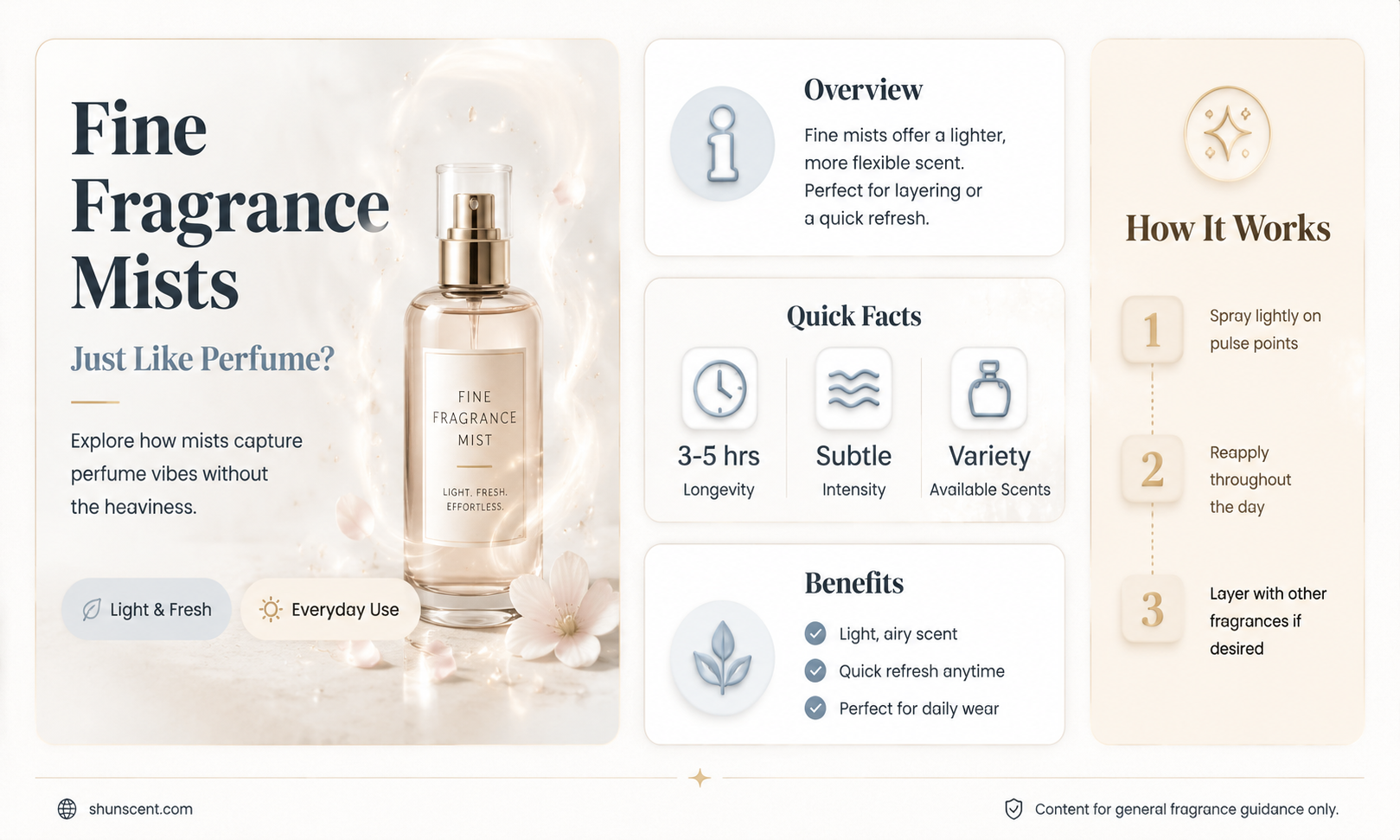 are fine fragrance mist like perfume