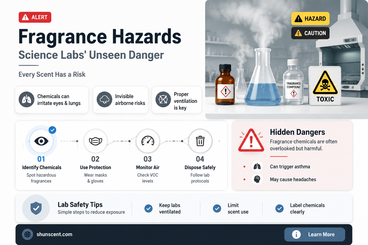are fragrances in science labs hazards