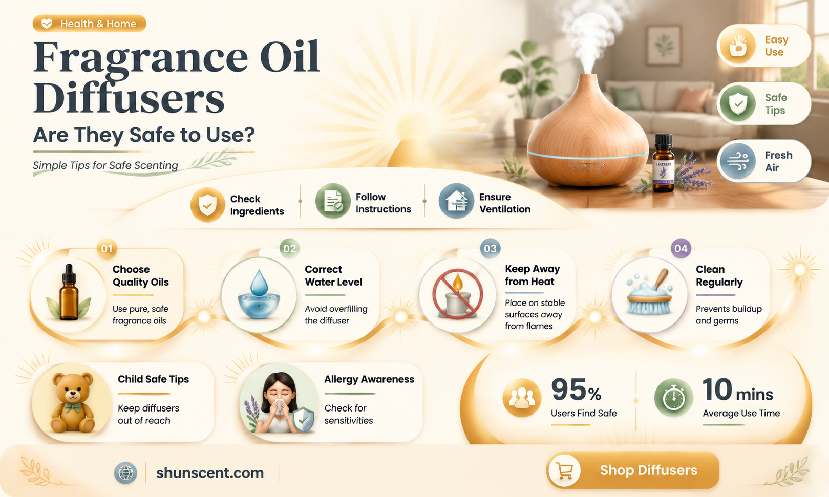 are fragrance oil diffusers safe