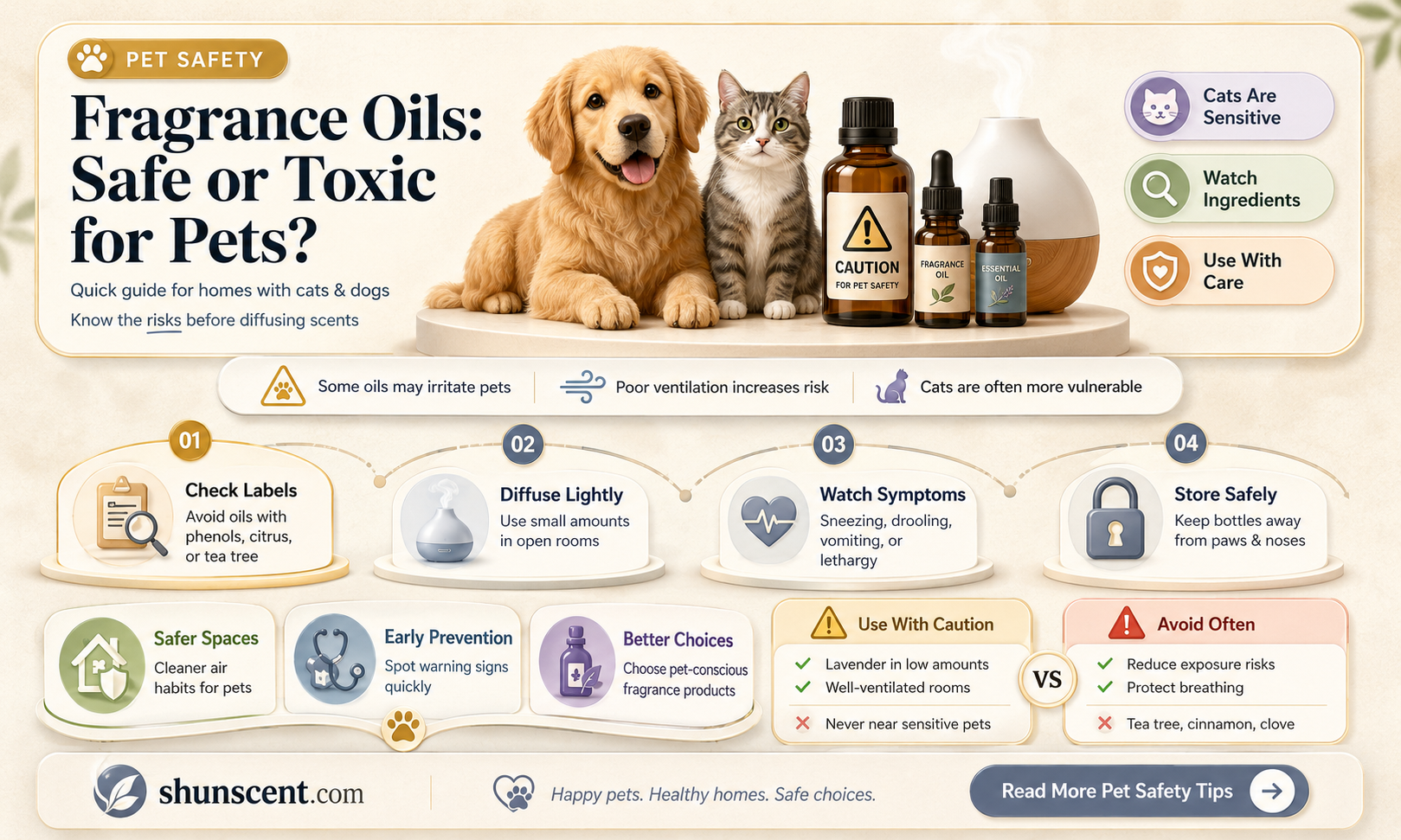 are fragrance oils toxic to animals