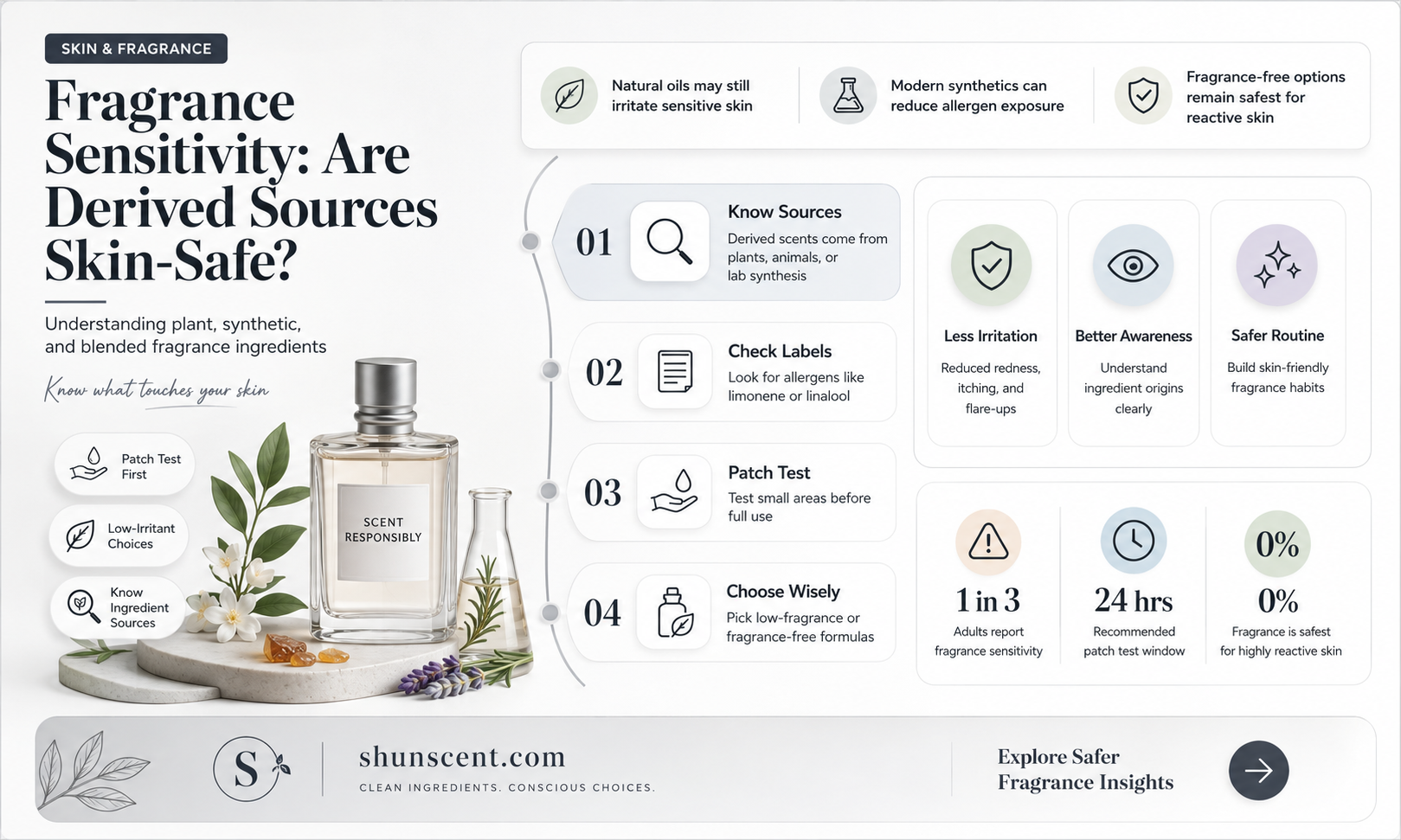 are fragrances from derived sources safe for sensitive skin