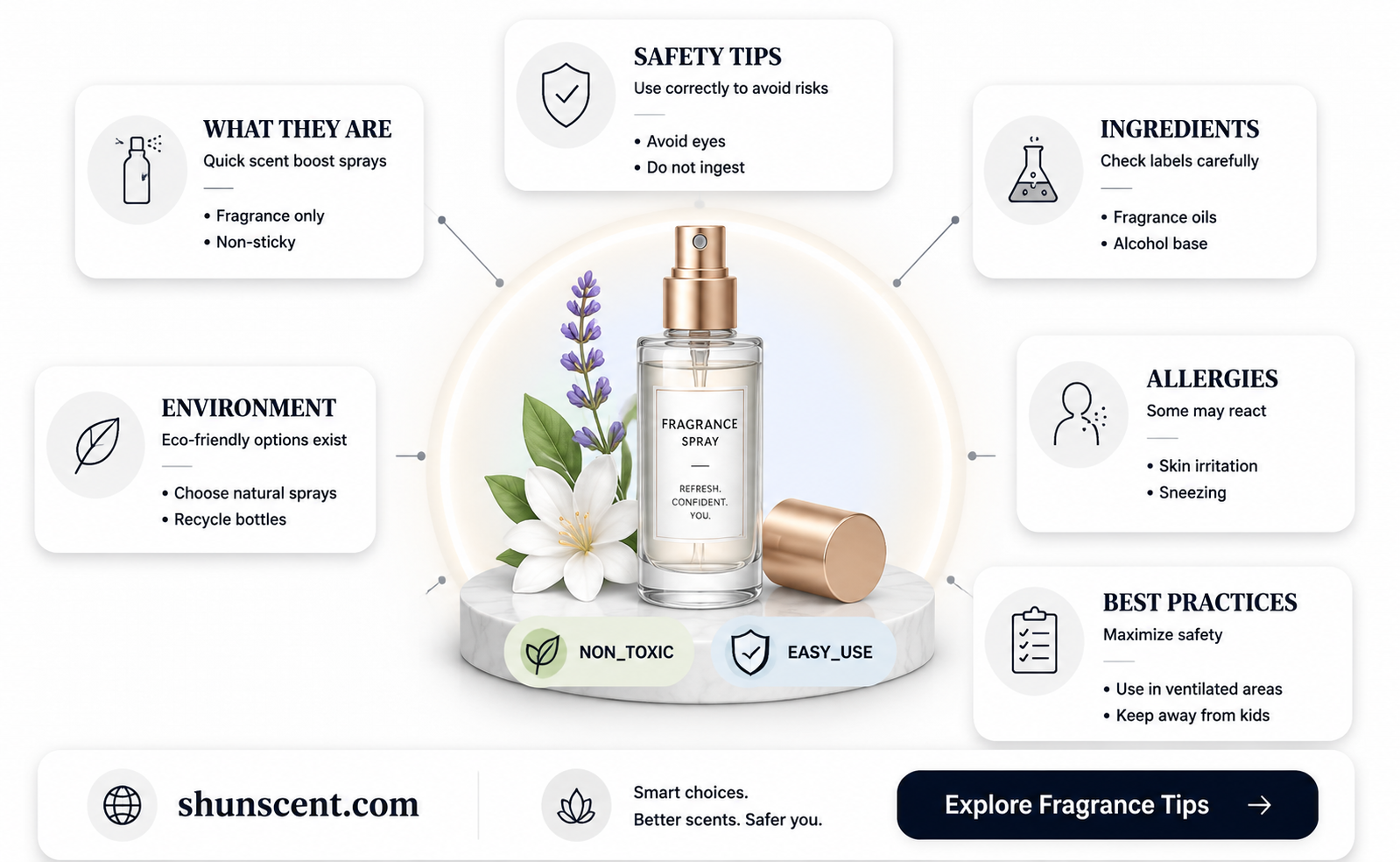 are fragrance spray safe
