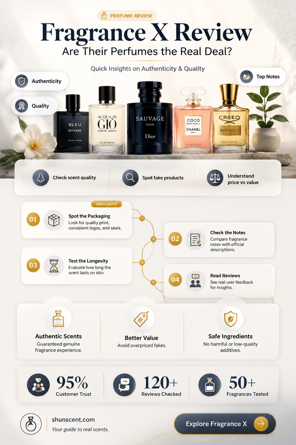 are fragrance x perfumes genuine