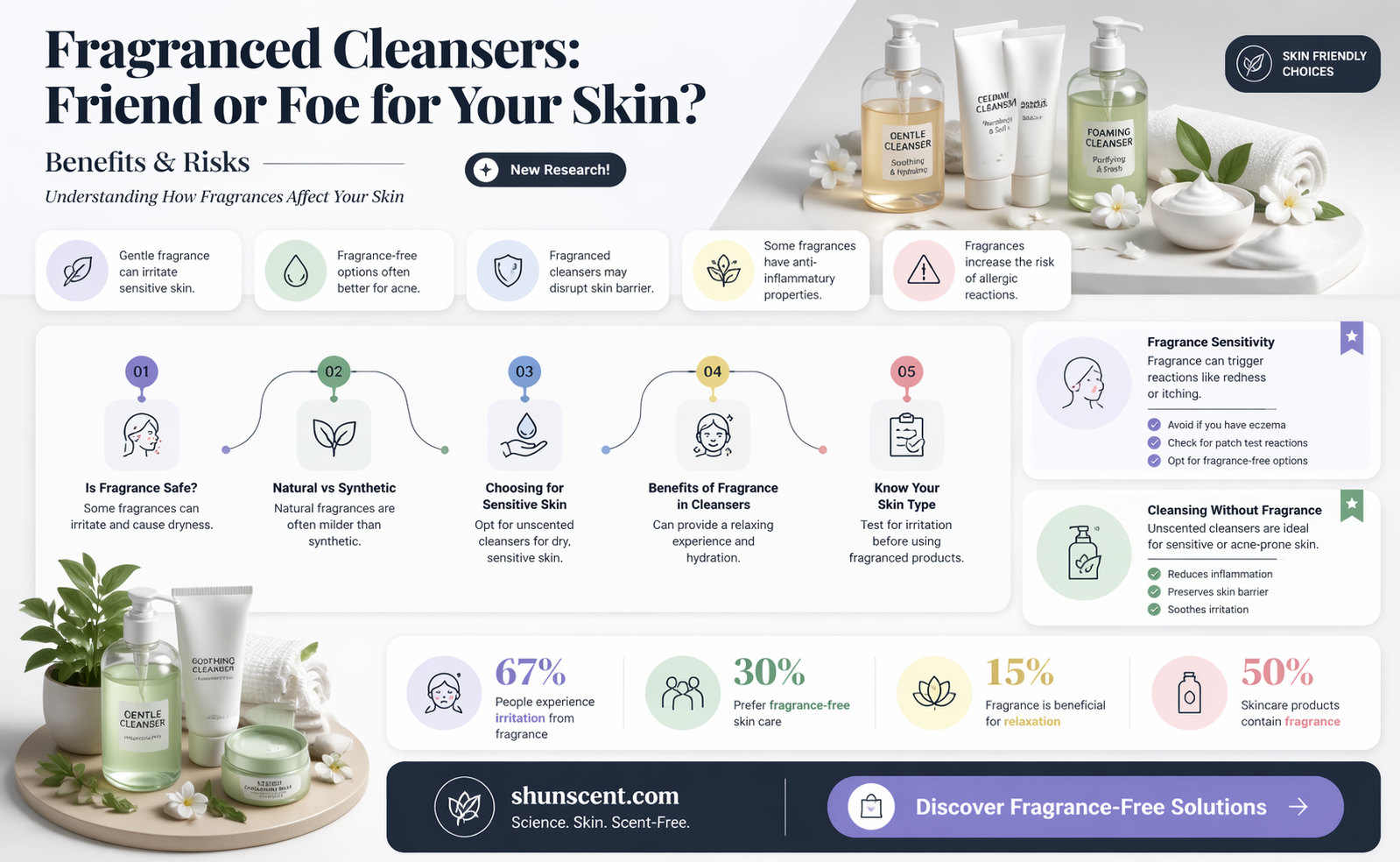 are added fragrances bad in cleanser