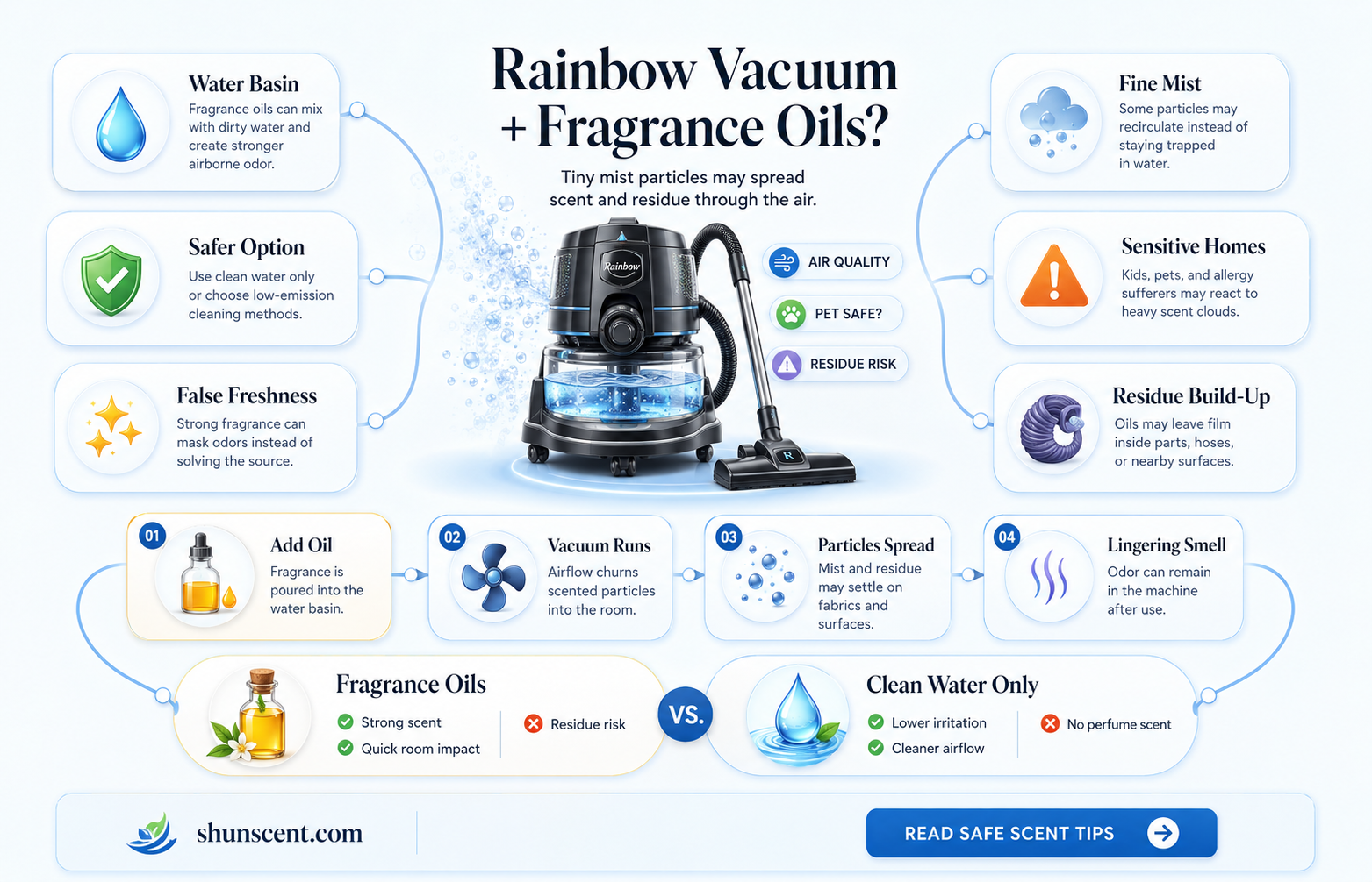 are fragrances bad for rainbow vacuum