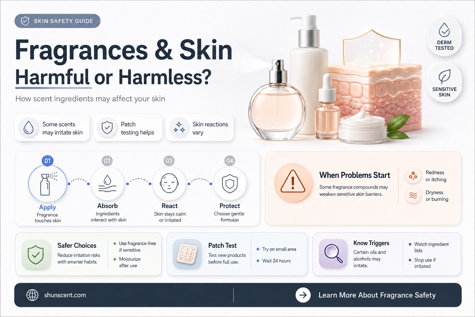 are fragrances bad for skin