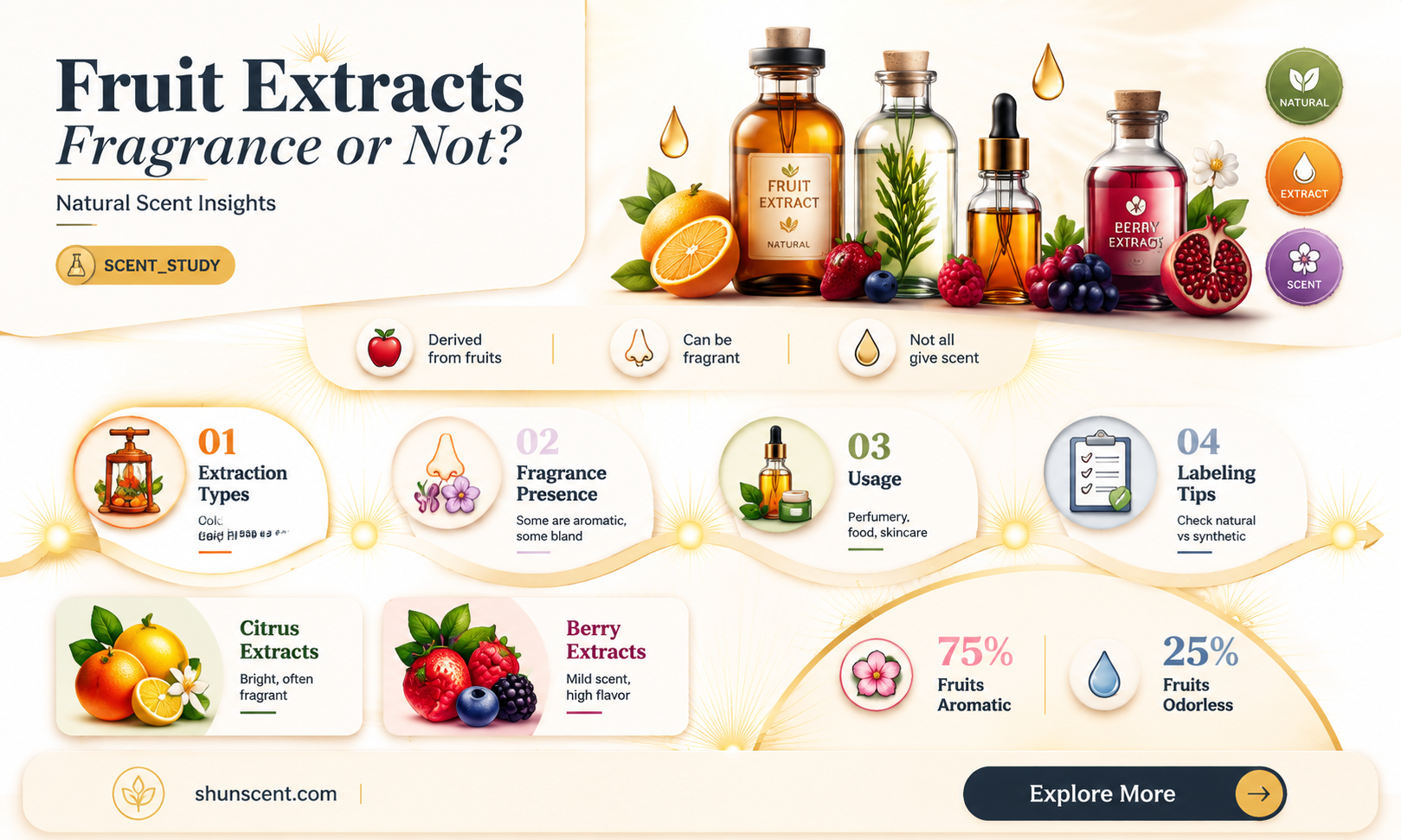 are fruit extracts fragrance