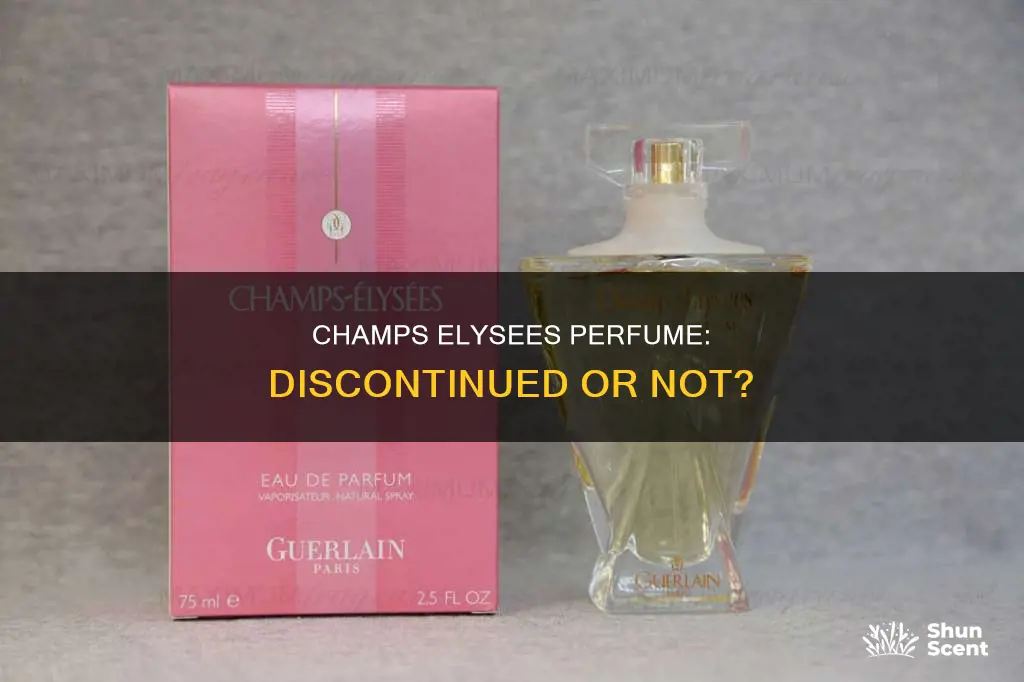 has champs elysees perfume been discontinued