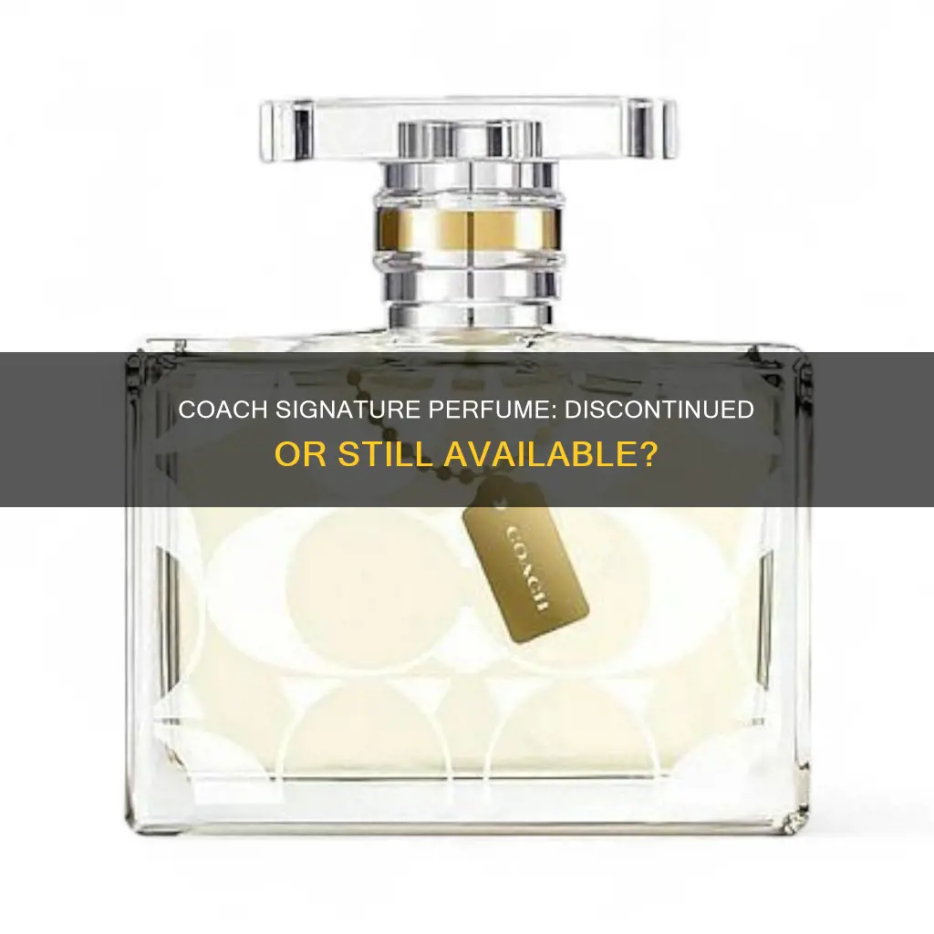 has coach signature perfume been discontinued