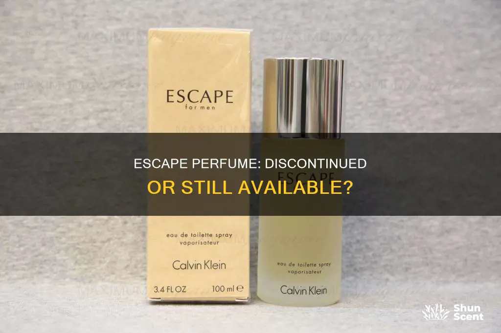 has escape perfume been discontinued