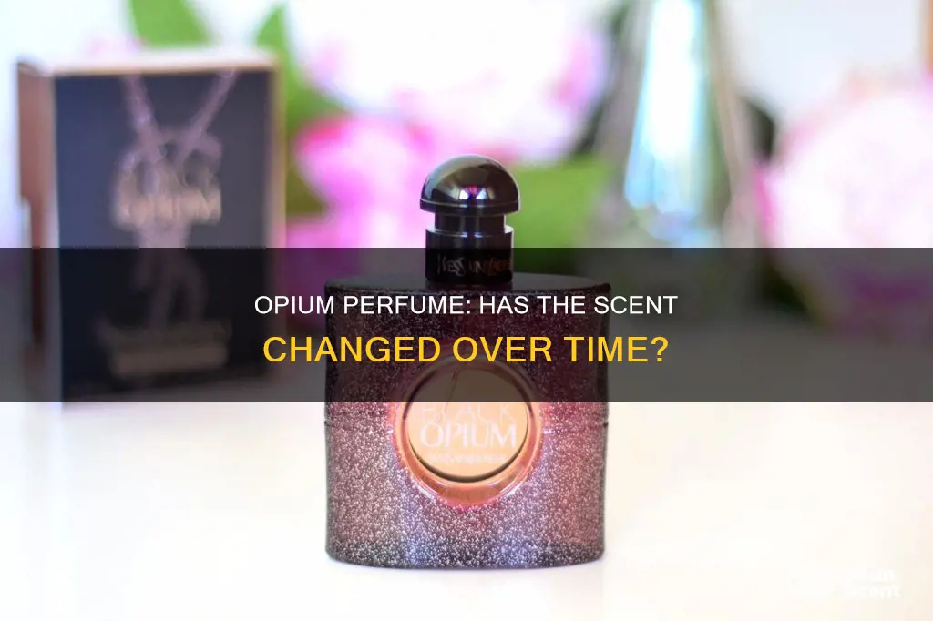 has opium perfume changed
