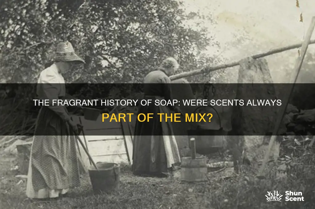 has soap always been scented