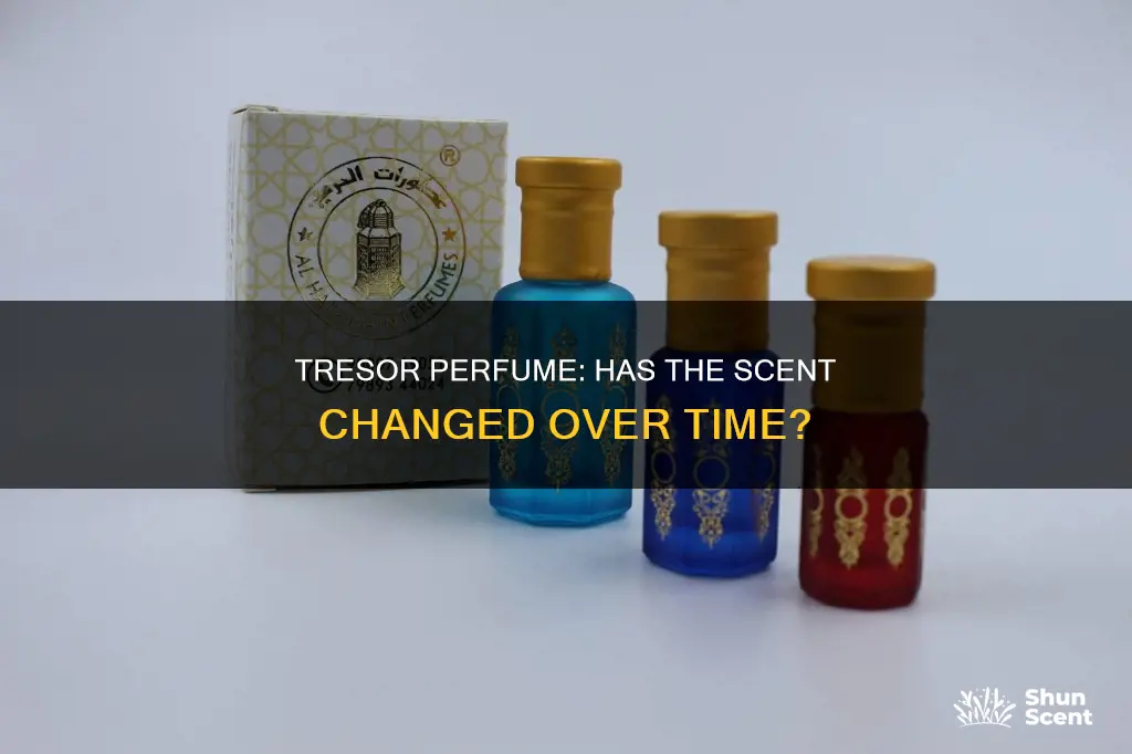 has tresor perfume changed