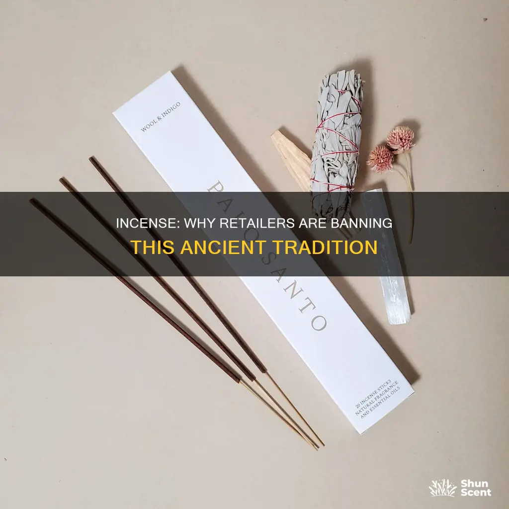 have stores stop selling incense