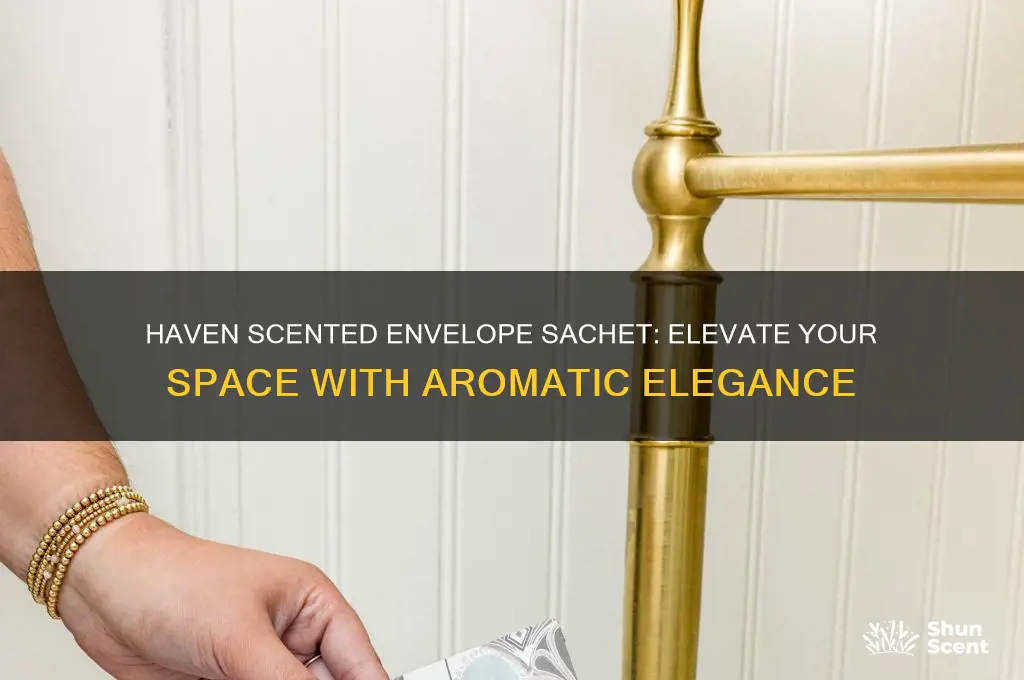 haven scented envelope sachet