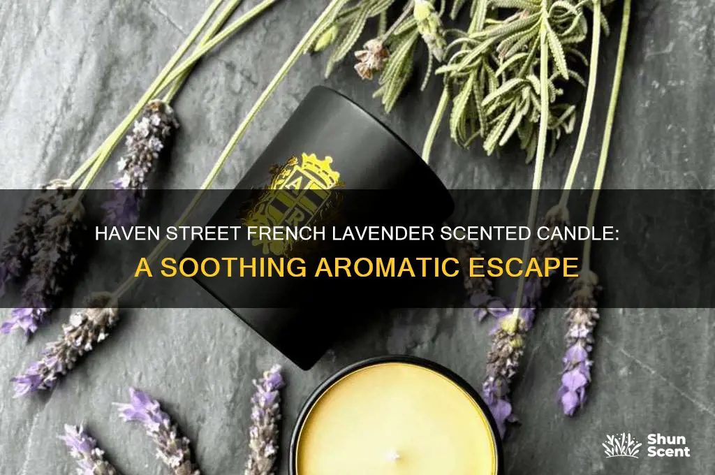 haven street candle french lavender scented candle