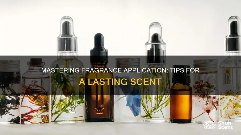 how & where to apply fragrance