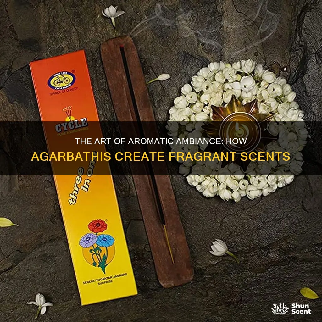 how agarbathis gives scented fragrance