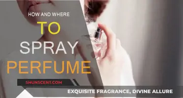 Spraying Perfume: Tips for the Right Application