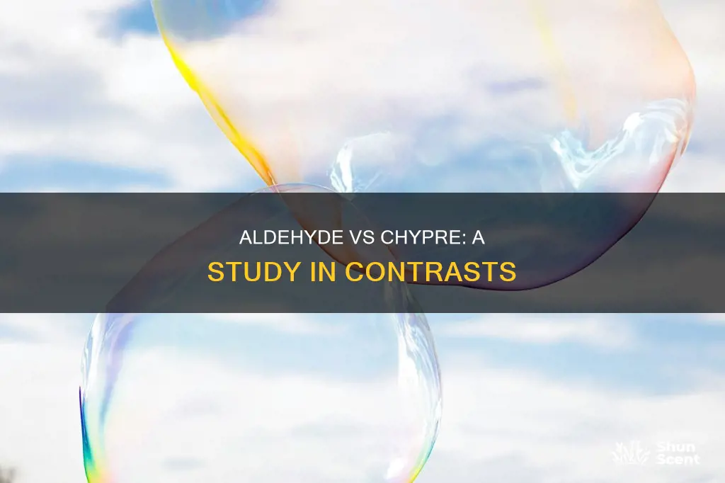 how are aldehyde and chypre perfumes smell different