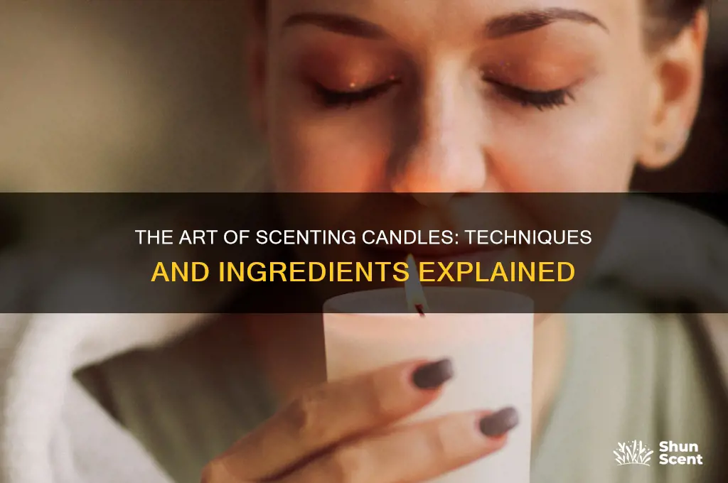 how are candles scented