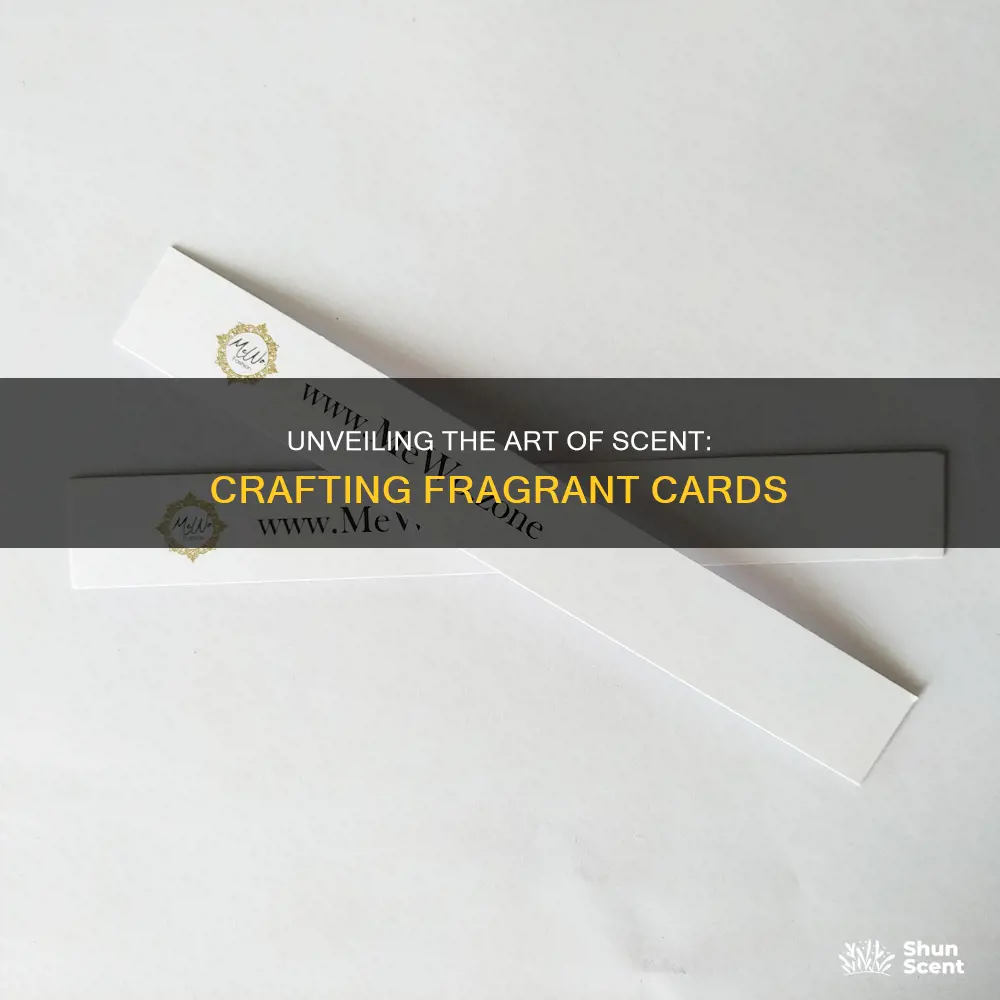 how are fragrance cards made