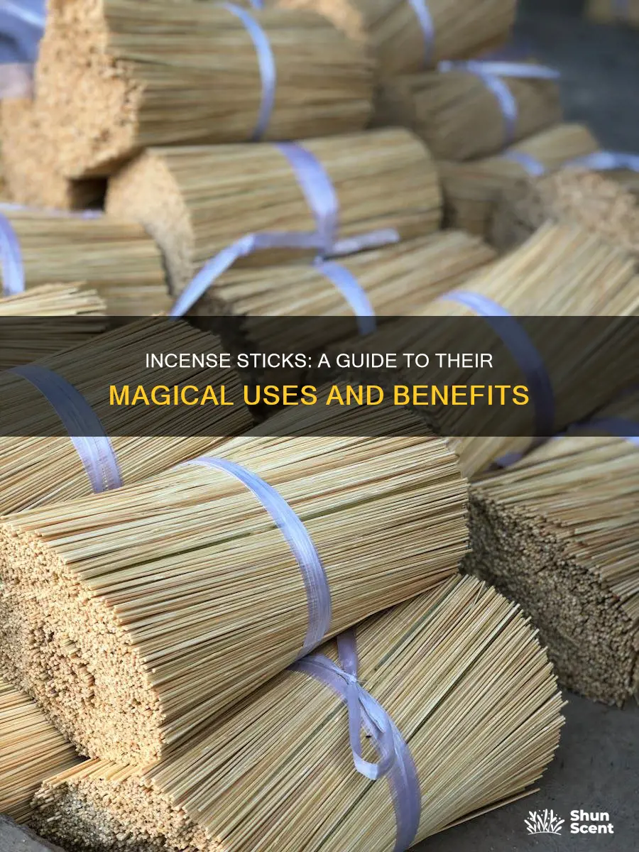 how are incense sticks