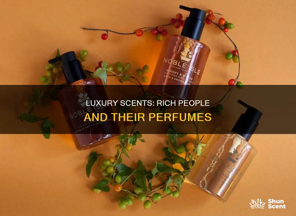how are rich people represented in perfume