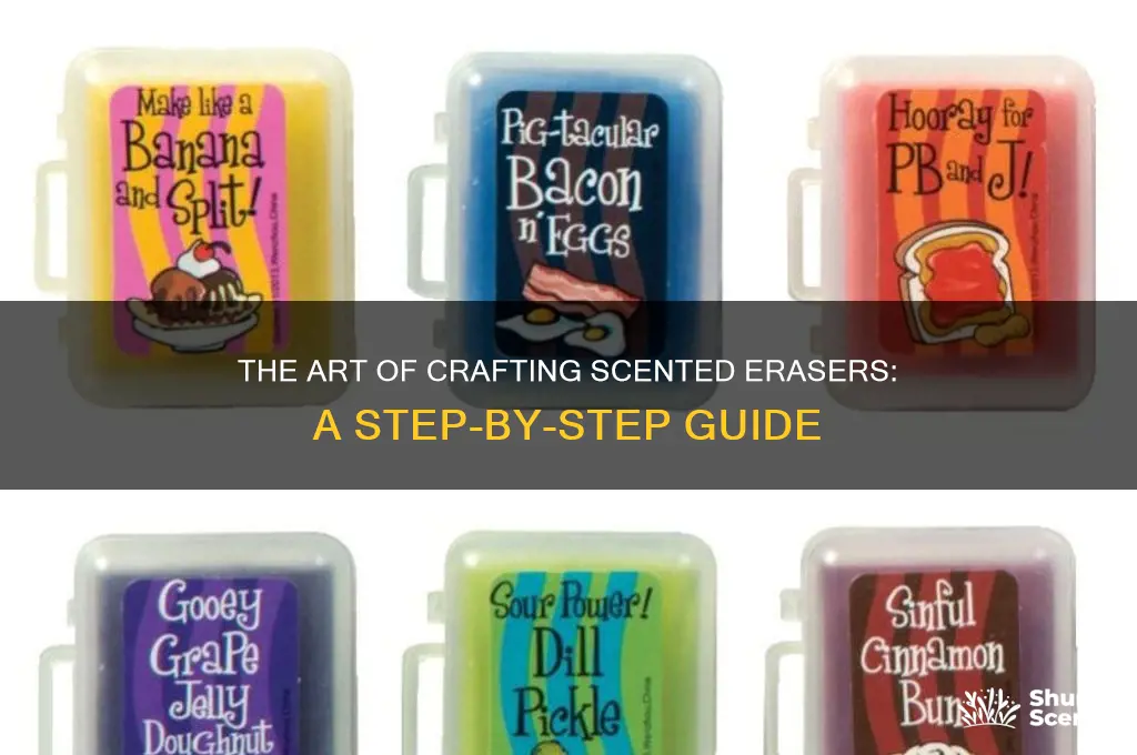 how are scented erasers made