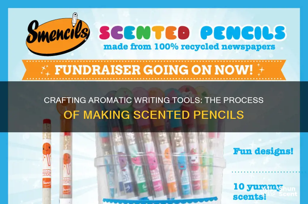 how are scented pencils made