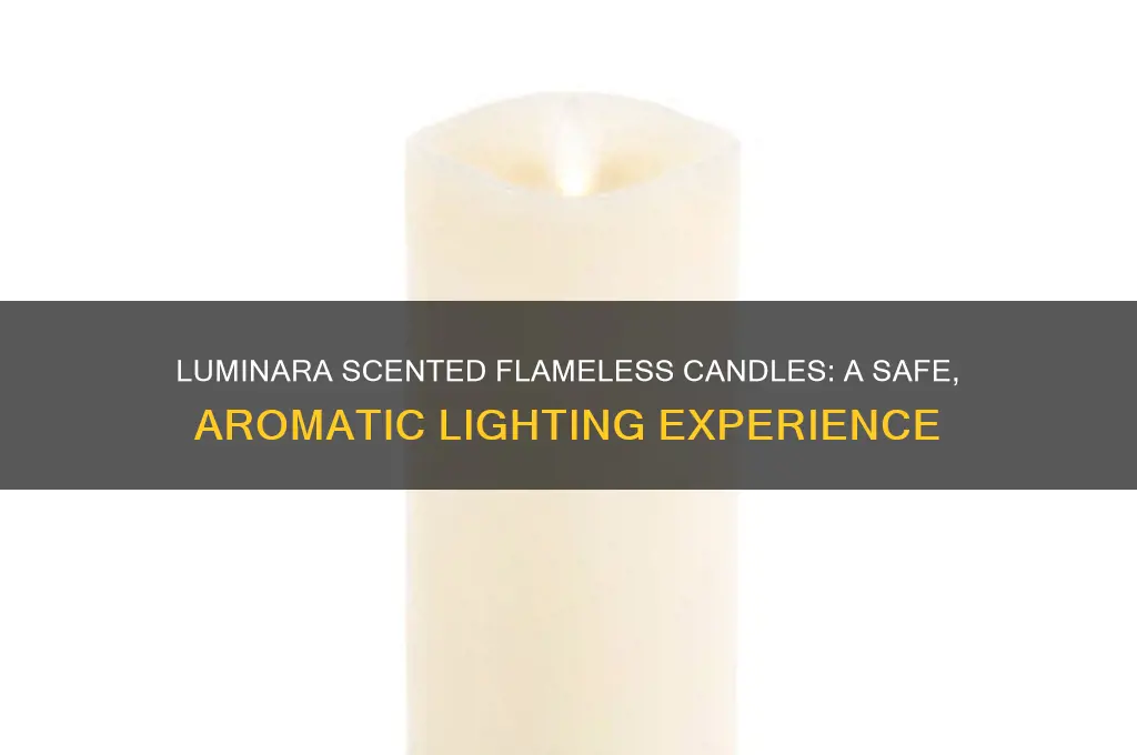 how are the luminara scented flameless candles