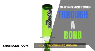 Incense Smoking: Bong Usage and Health Risks